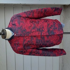 Emporio Armani Red and Black Jacket